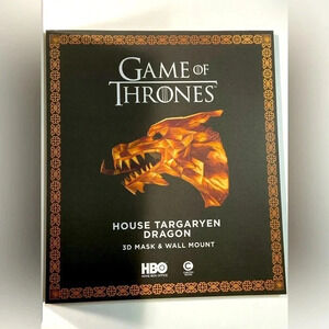 Game of Thrones - House Targaryen 3D Mask & Wall Mount  Book - DIY 🐉🎭